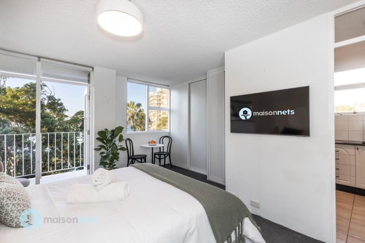 Studio Apt With Parking Balcony & Water Views Sydney Exterior foto